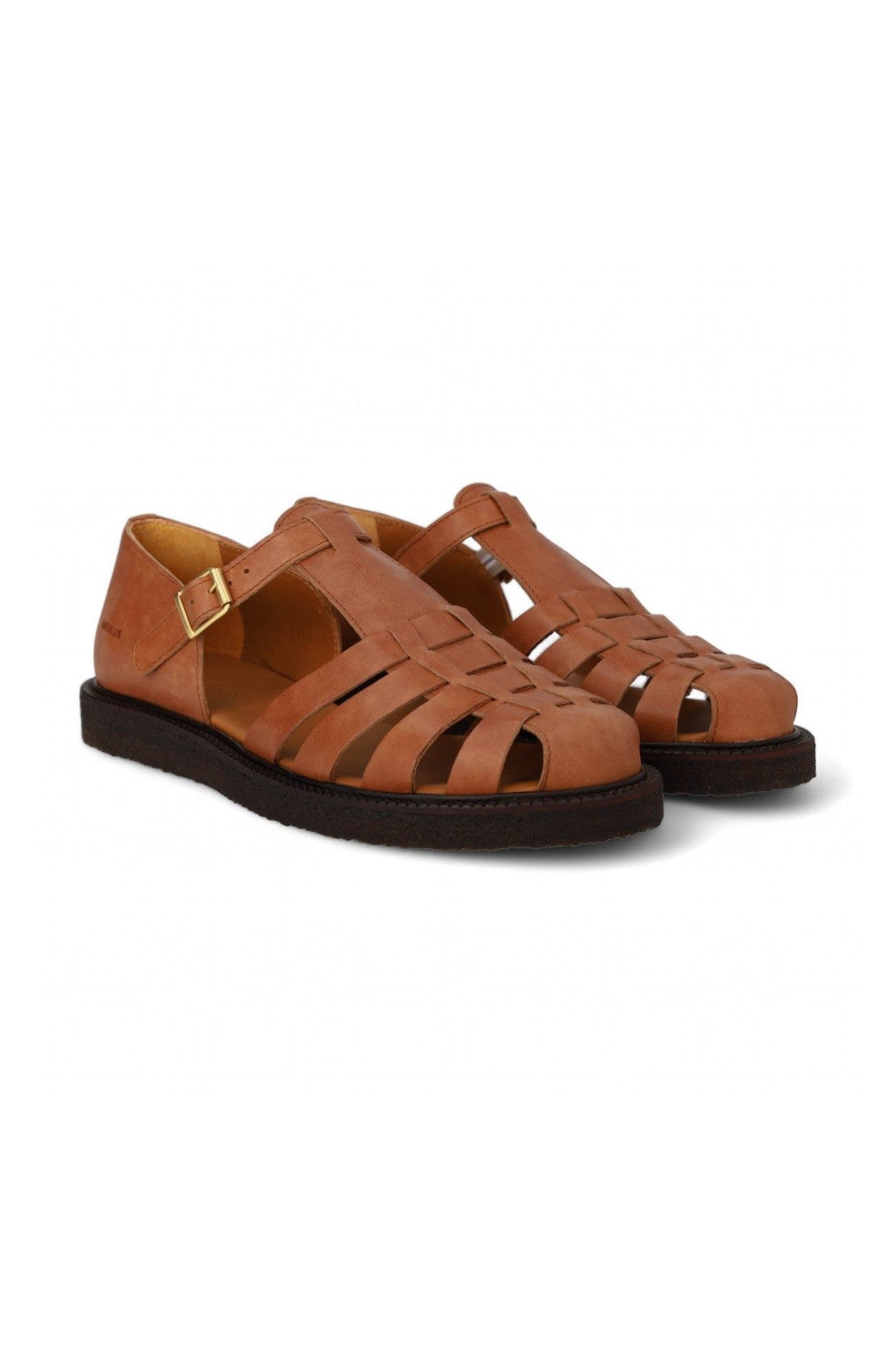 Angulus Women - Flettet Fodsengssandal 5864-101 - 3637 - Tan