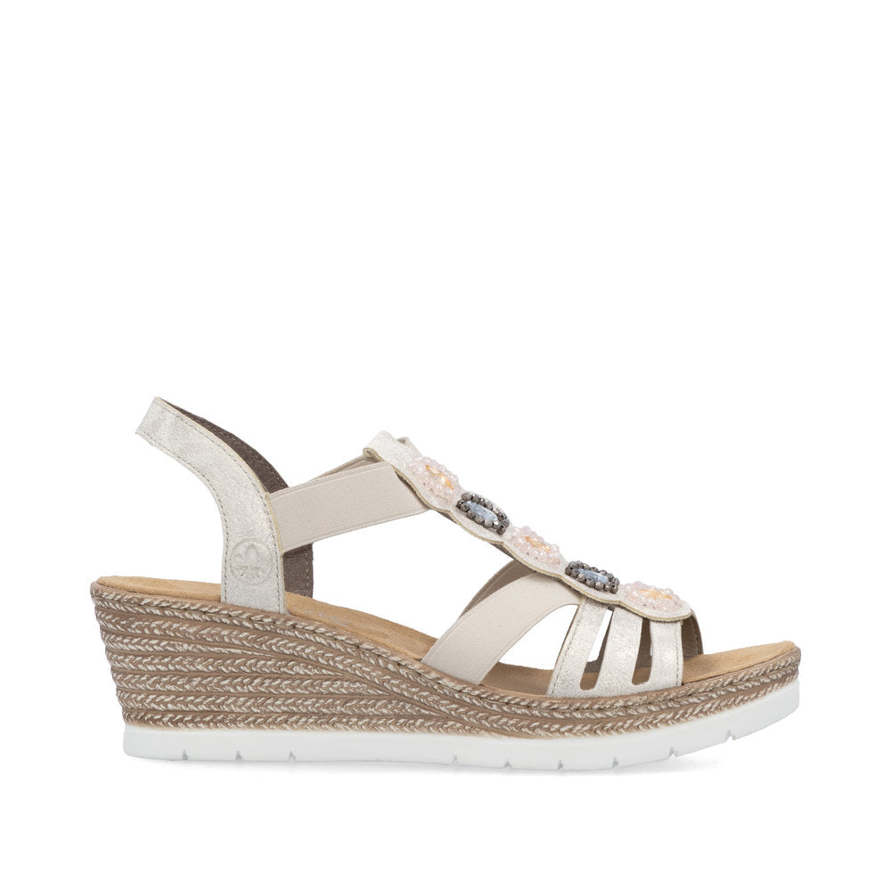 Rieker Dames 619b2-31 gesloten sandalen 256855 - Vergelijk prijzen
