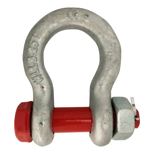 Sjækel H galvaniseret Red Pin m/møtrik & split