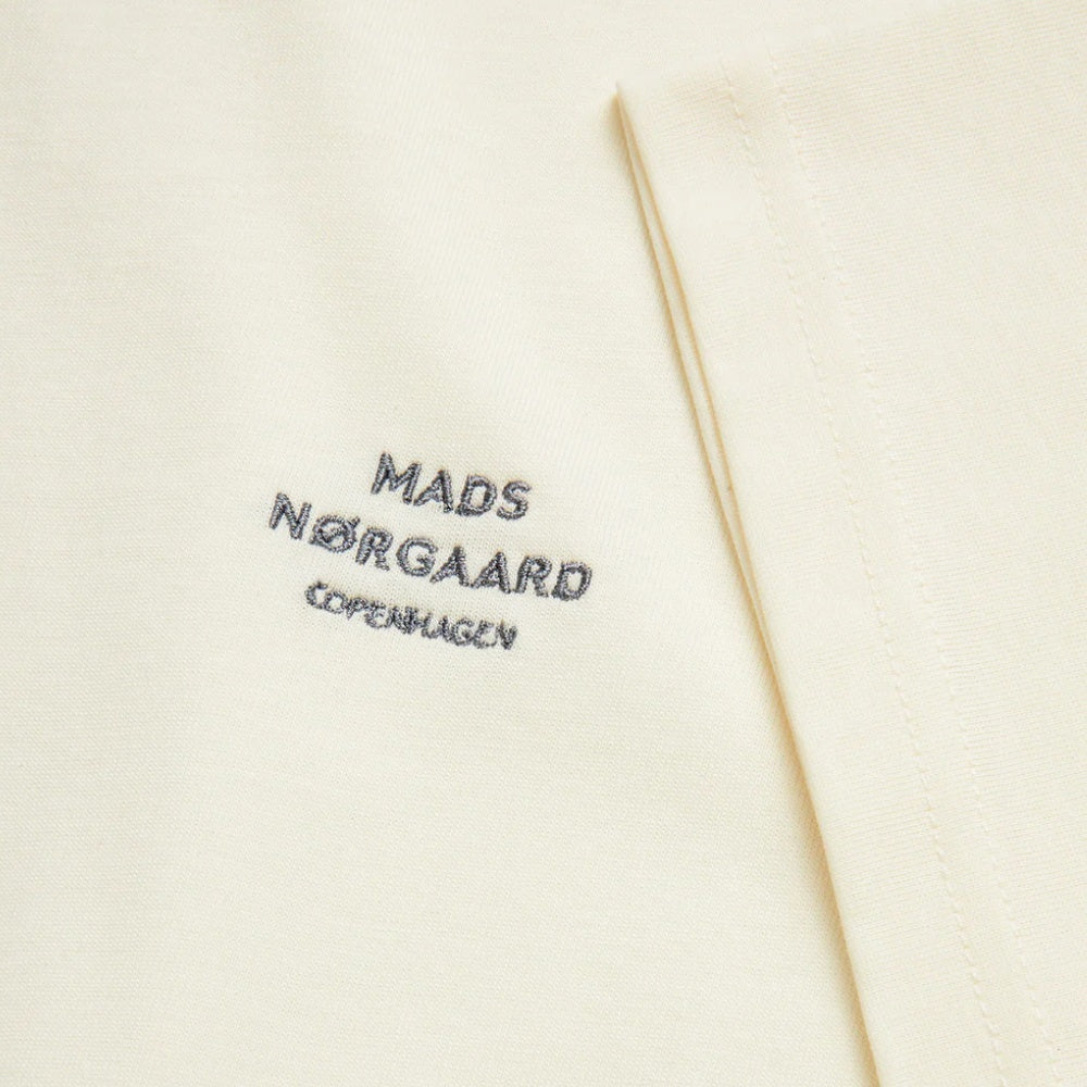 Mads Nørgaard M Cotton Jersey Frode Emb Logo Tee Vanilla Ice