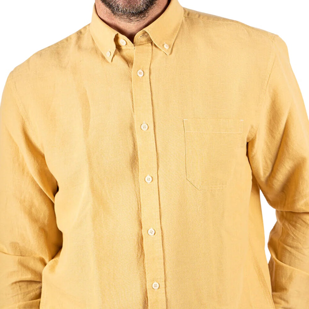 Pre End M Frey LS Skjorte Soft Yellow