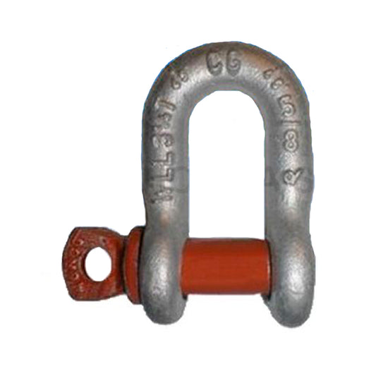 Sjækel D galvaniseret Red Pin m/øjebolt