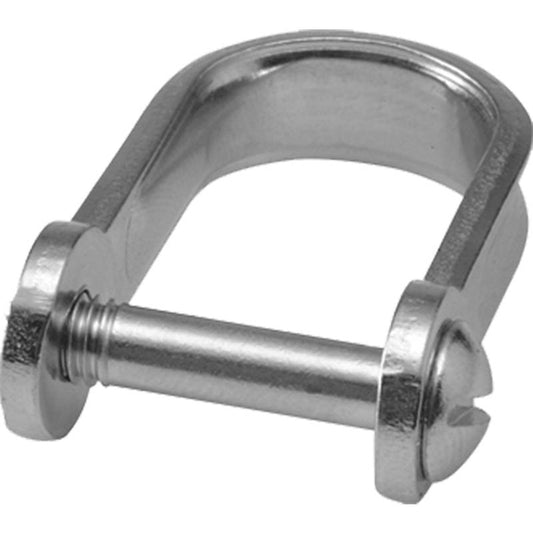 D-Sjækel med Kærvbolt, Rustfri - Havhøkeren