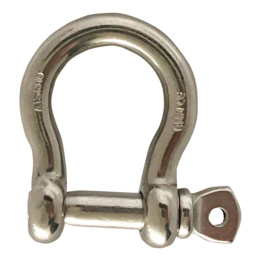 "H" Sjækel med Øjebolt Rustfri - Havhøkeren