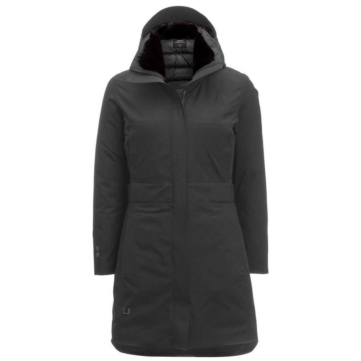 Uber white heat parka top