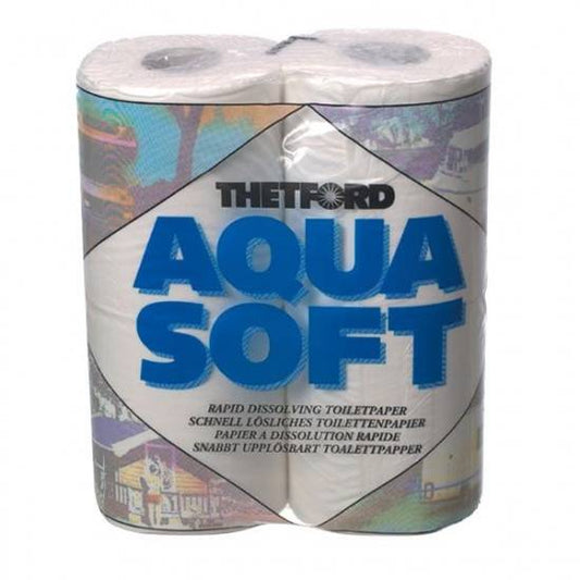 Aqua soft toiletpapir til båd, 4 ruller