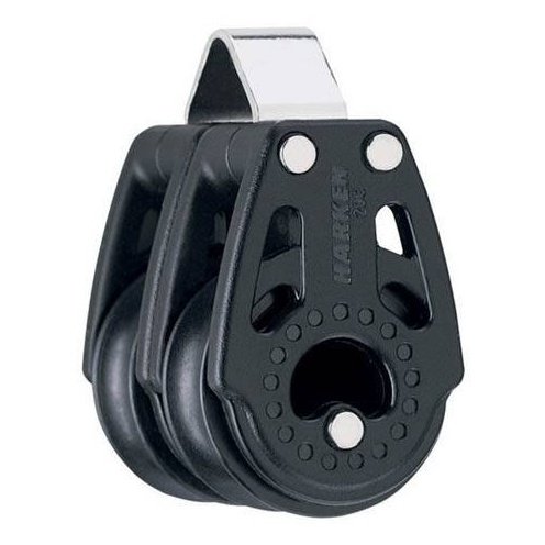 Harken Carbo blok met klem - 57 mm