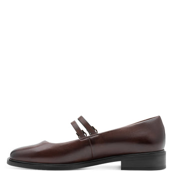 Tamaris W Ballerina Med Rem Mahogany