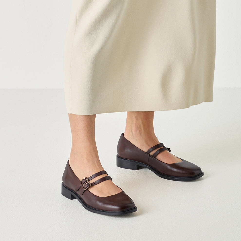 Tamaris W Ballerina Med Rem Mahogany