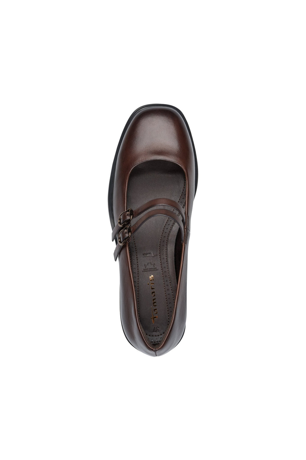 Tamaris W Ballerina Med Rem Mahogany