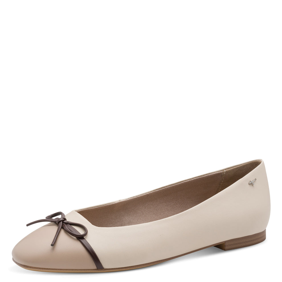 Tamaris Touch-It Woms Ballerina Ivory Comb