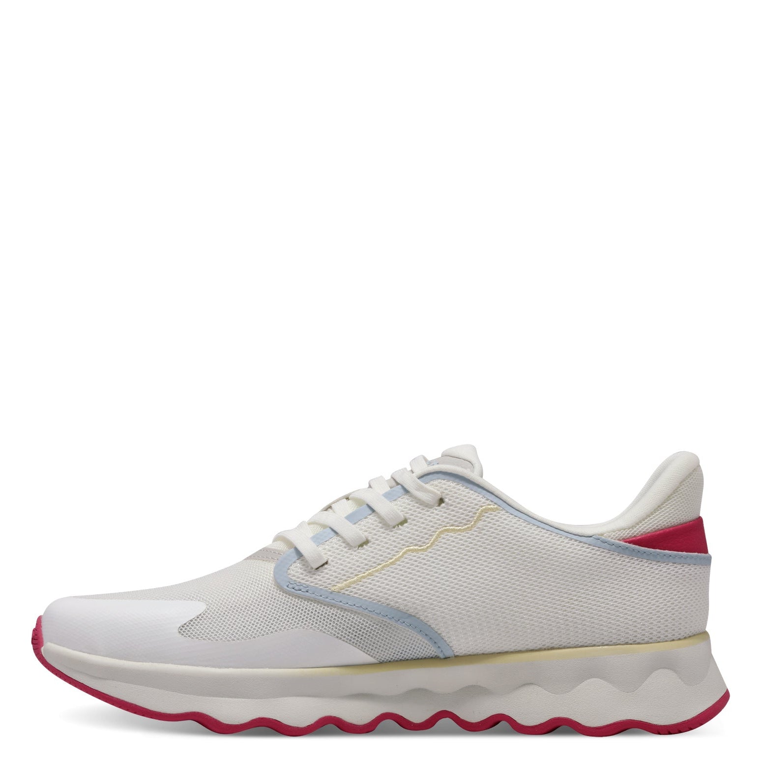 Tamaris Lace-Up White Comb