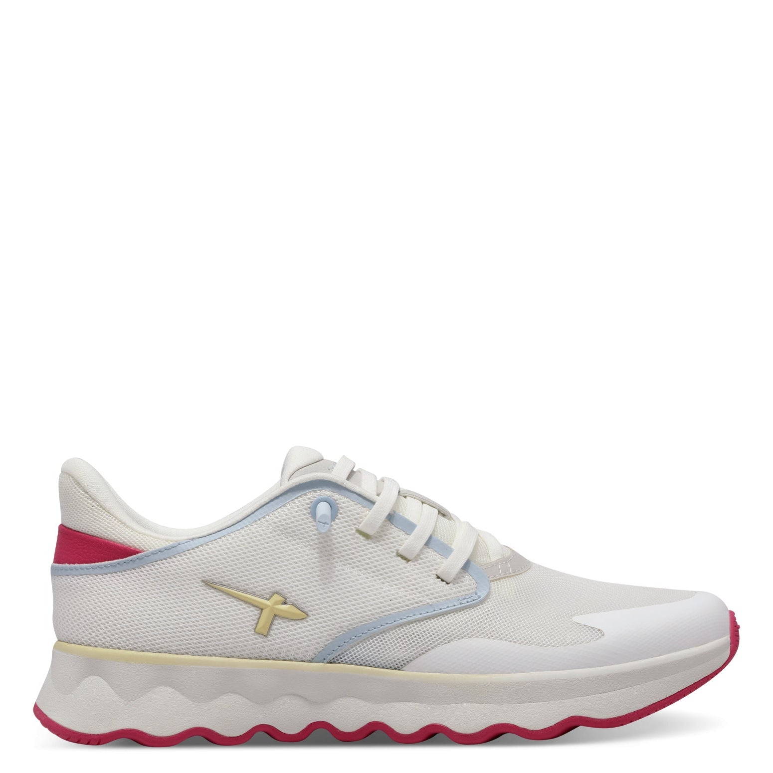 Tamaris Lace-Up White Comb