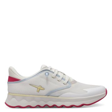 Tamaris Lace-Up White Comb