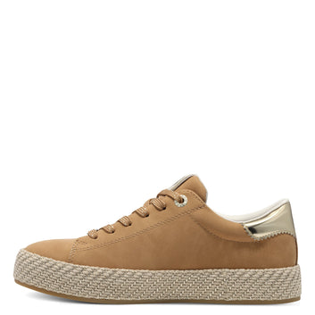 Tamaris Essentials Lace-Up Camel