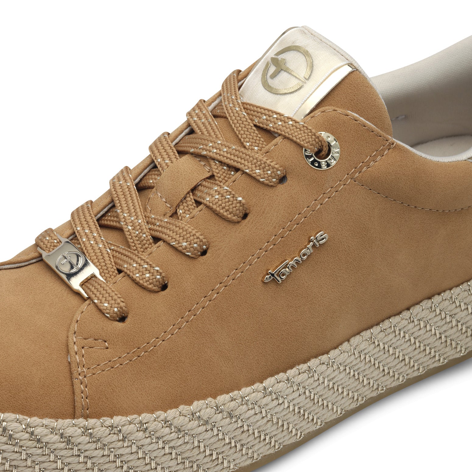 Tamaris Essentials Lace-Up Camel