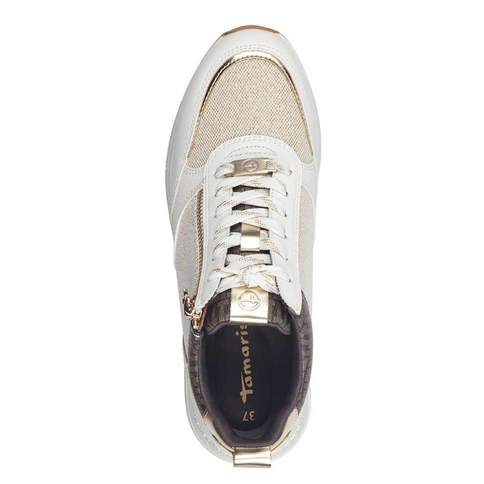 Tamaris W Essentials Sneaks Ivory Comb