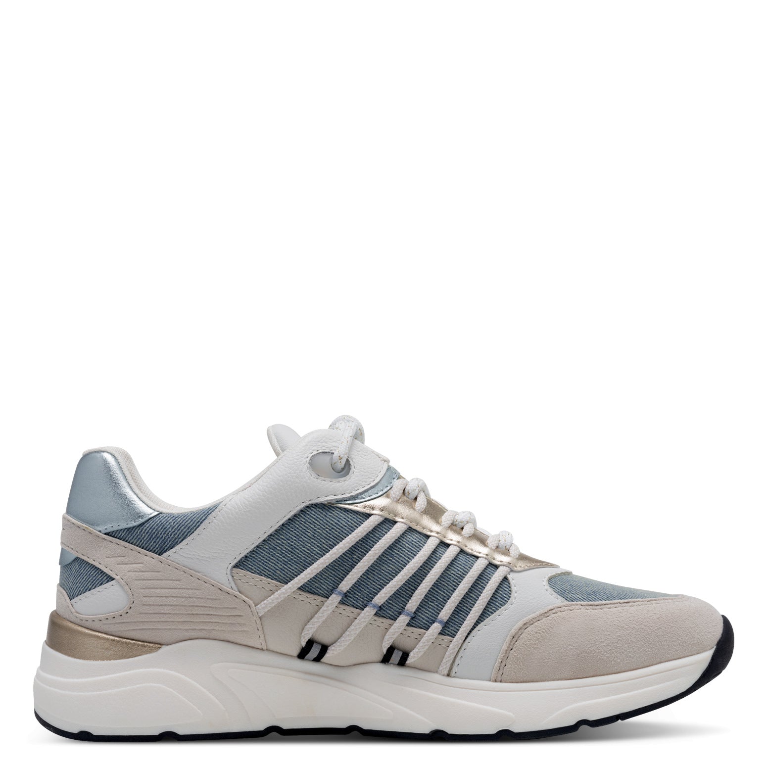 Tamaris Lace-Up Denim Comb
