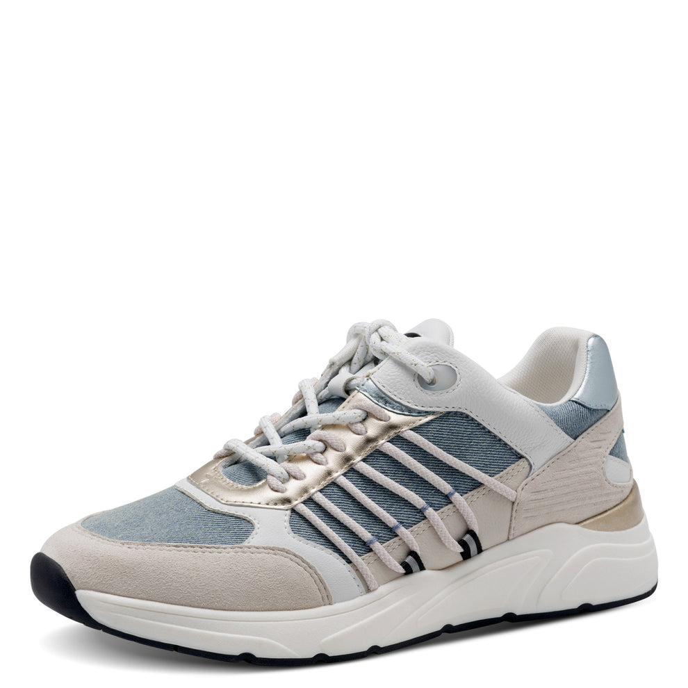 Tamaris Lace-Up Denim Comb