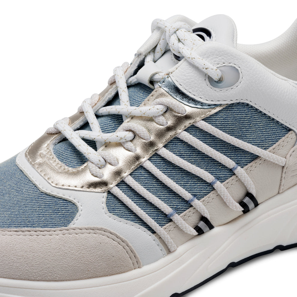 Tamaris Lace-Up Denim Comb