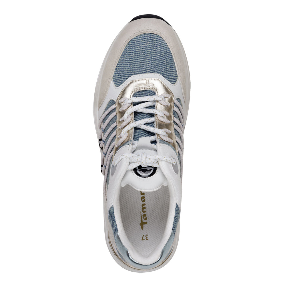 Tamaris Lace-Up Denim Comb