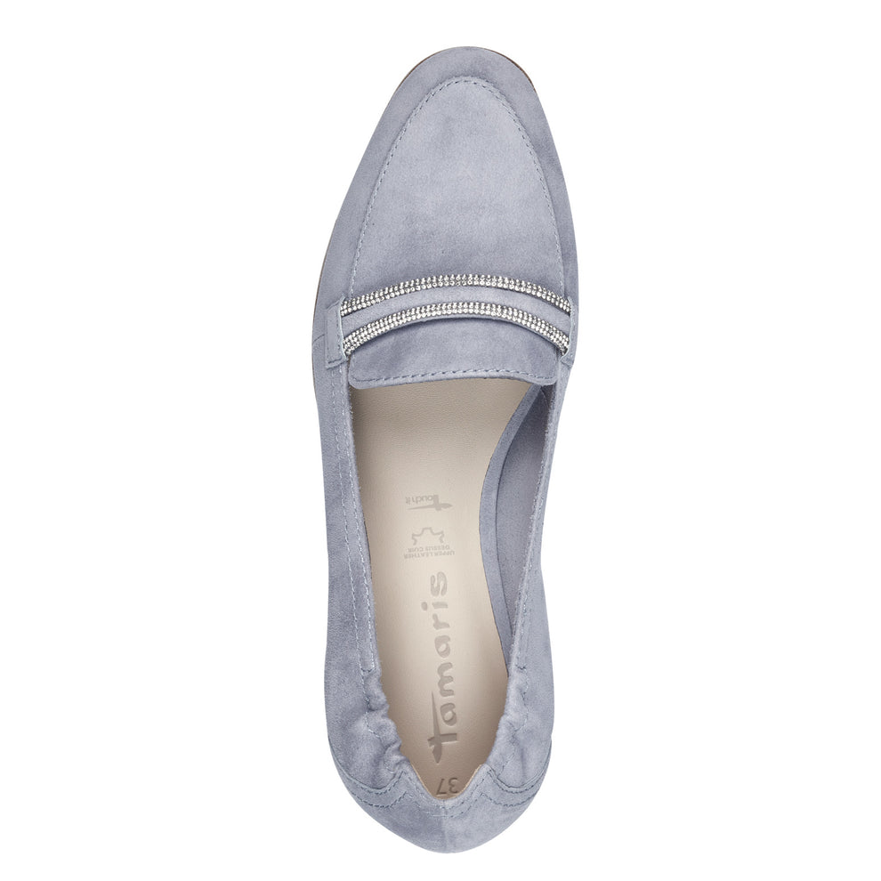 Tamaris W Loafer m Simili Lyseblå