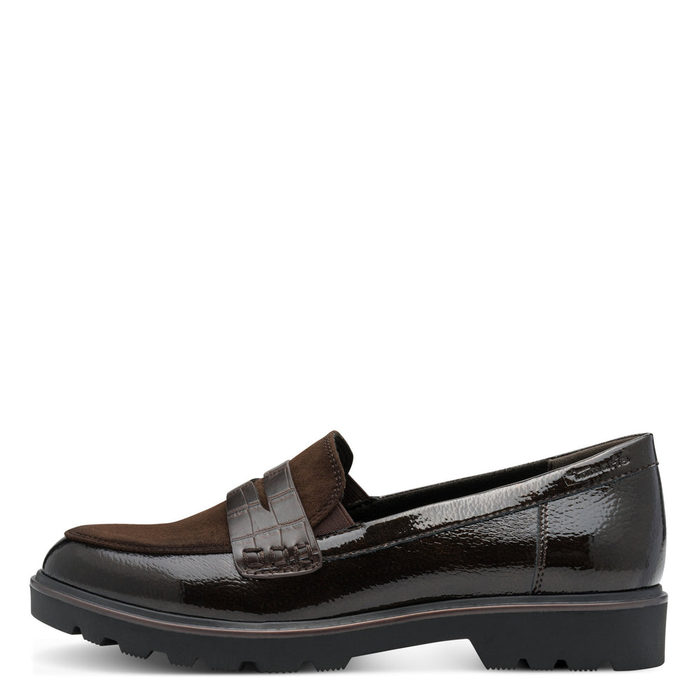 Tamaris W Loafer m Detaljer Brun