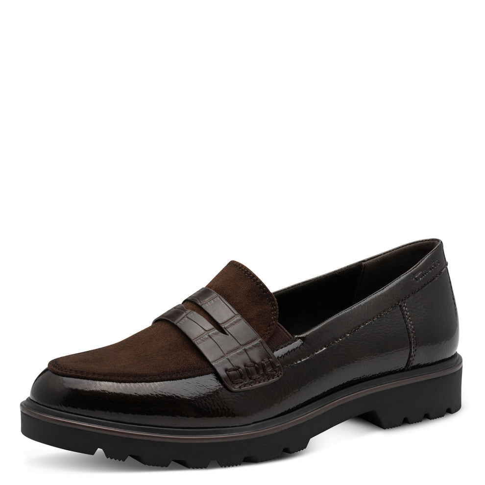 Tamaris W Loafer m Detaljer Brun