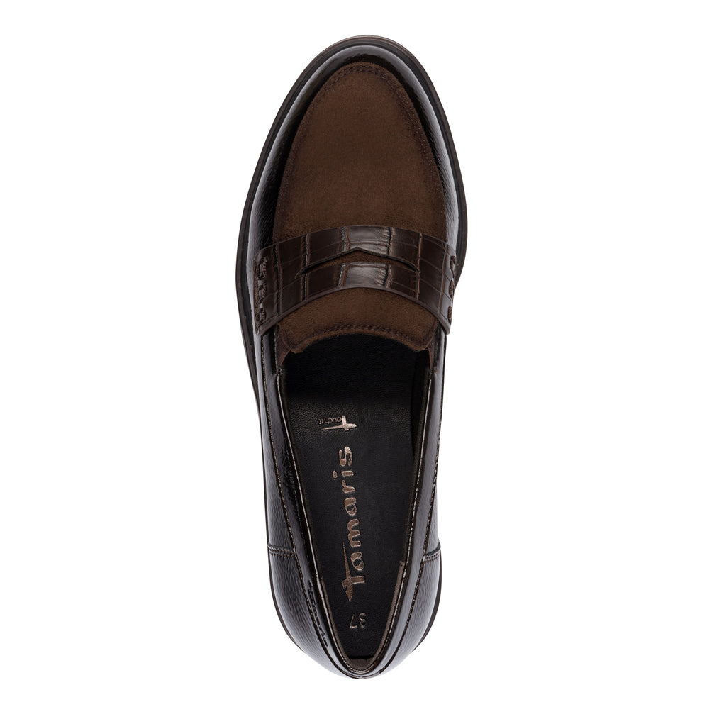Tamaris W Loafer m Detaljer Brun