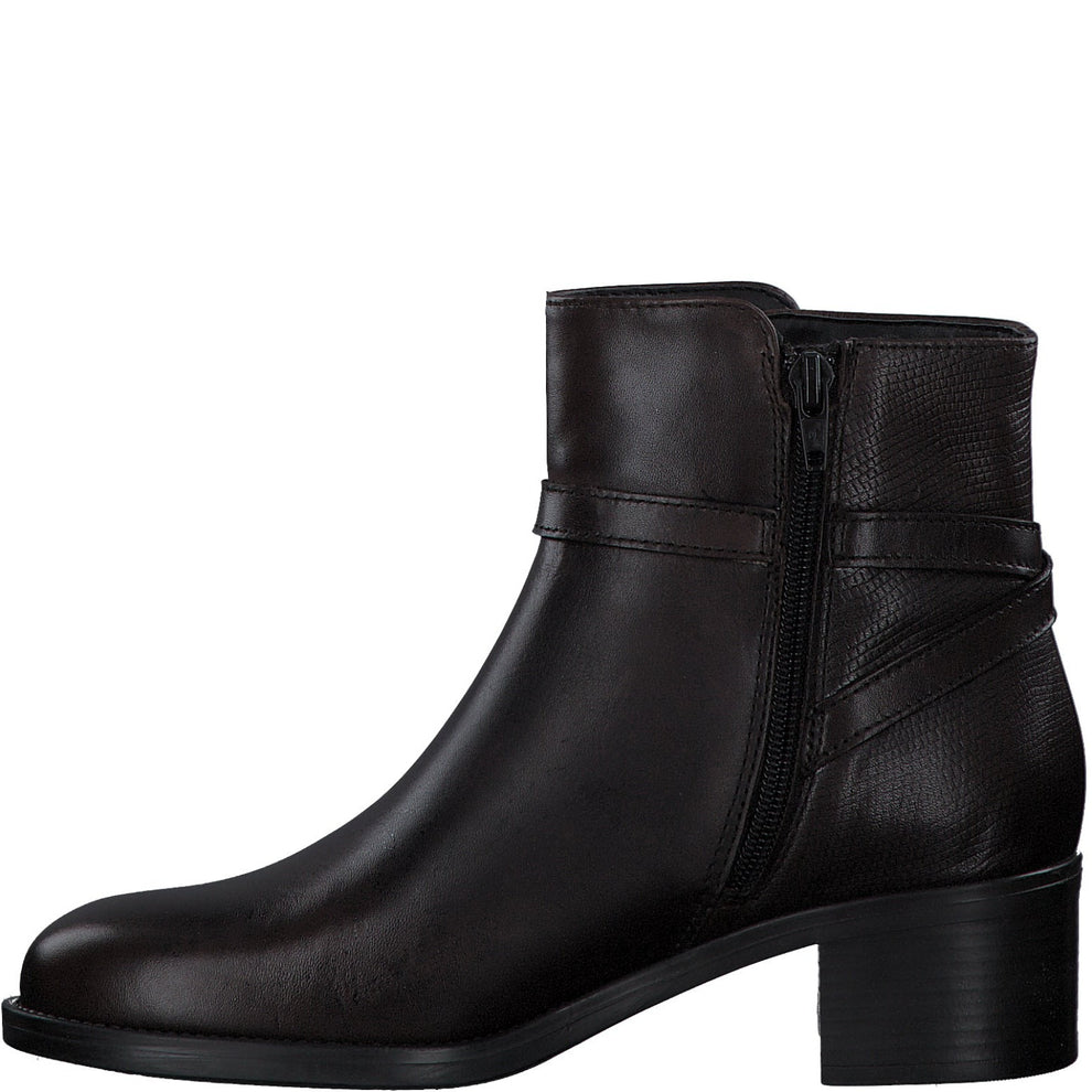 Tamaris W Essentials Støvle m Struktur og Rem Brown