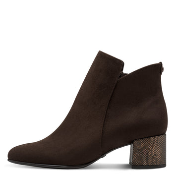 Tamaris W Ankelstøvler Mocca Comb