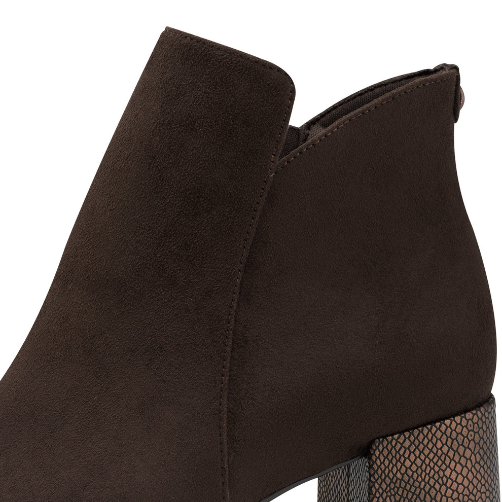 Tamaris W Ankelstøvler Mocca Comb