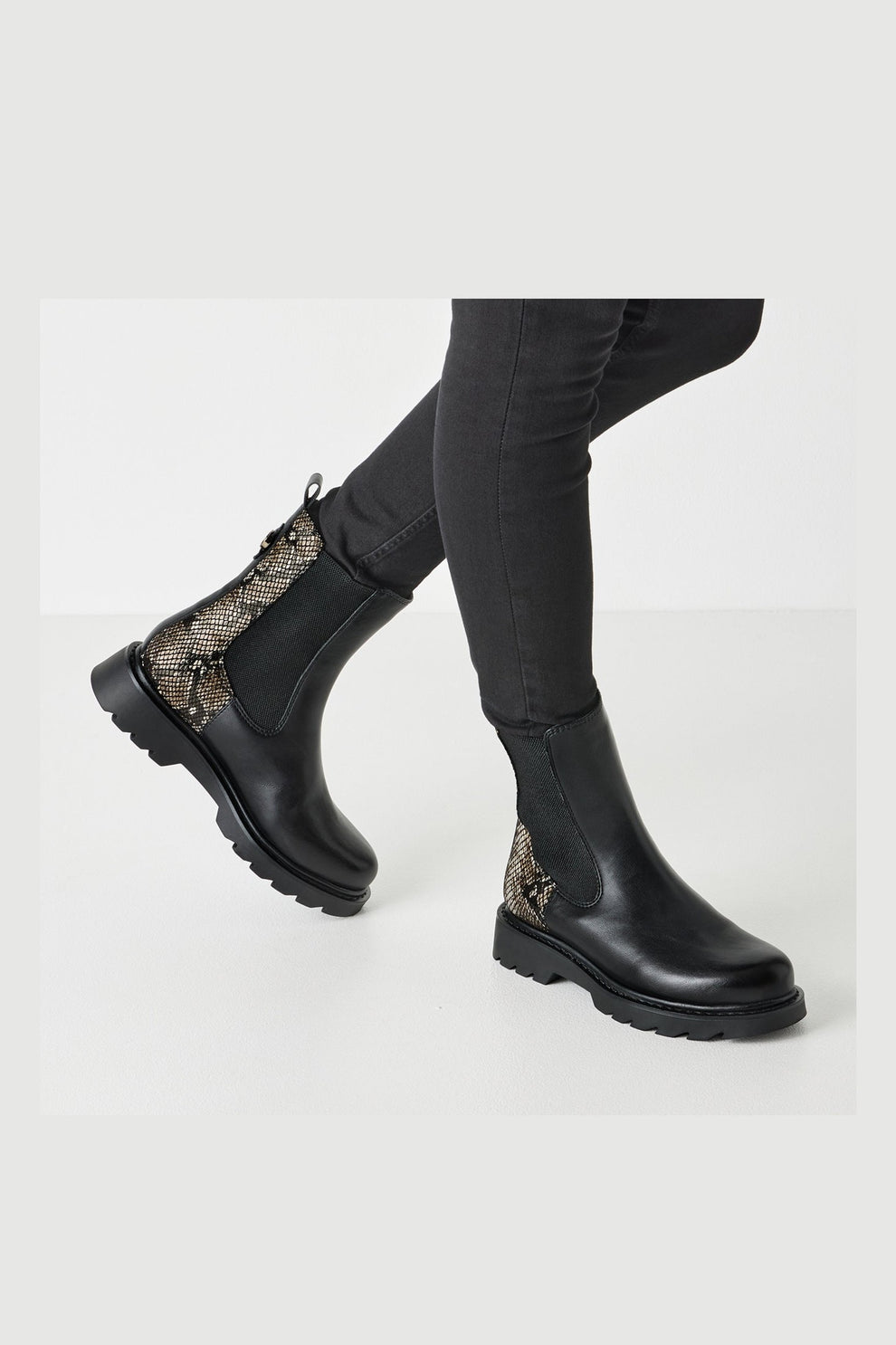 Tamaris W Støvle Black Snake