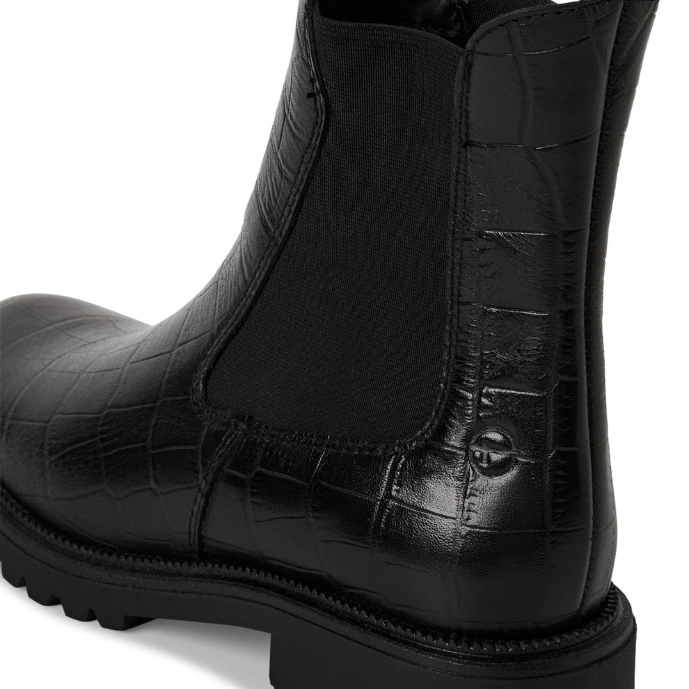 Tamaris W Støvle Black Croco
