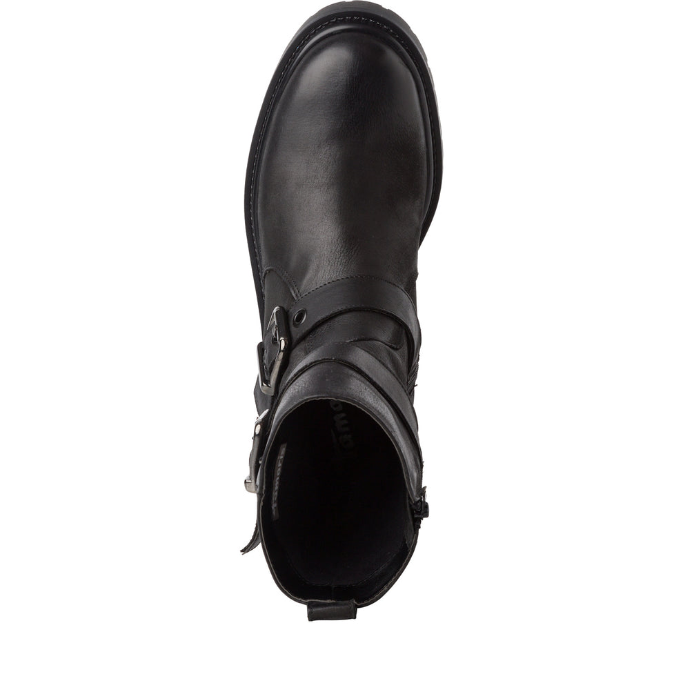 Tamaris W Støvle m Spænder Black