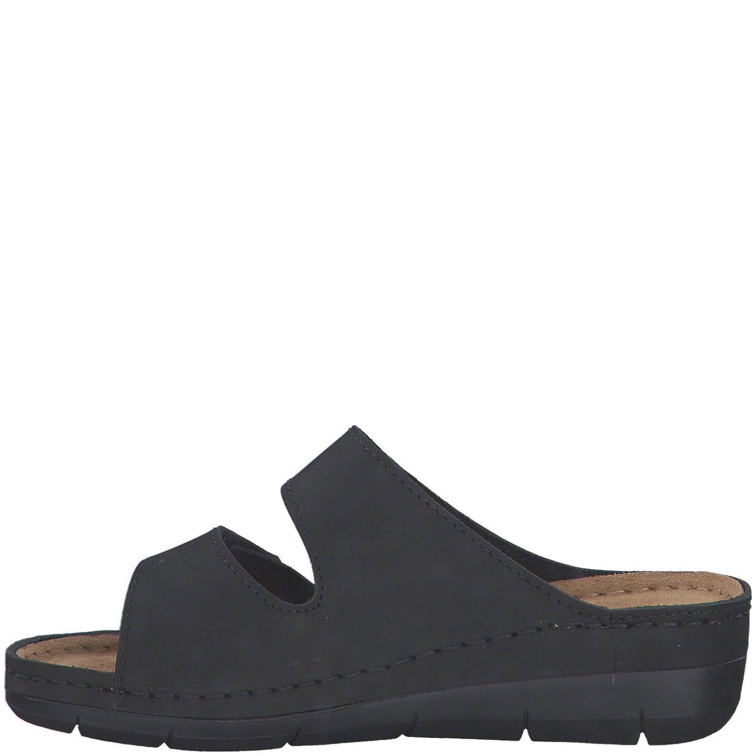 Tamaris W Slipper med Velcro 27510 Sort