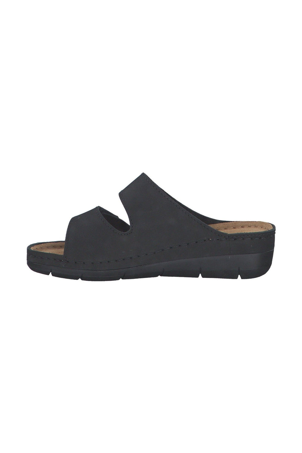 Tamaris W Slipper med Velcro 27510 Sort