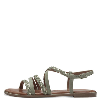 Tamaris W Sandal m Gulddetaljer Sage