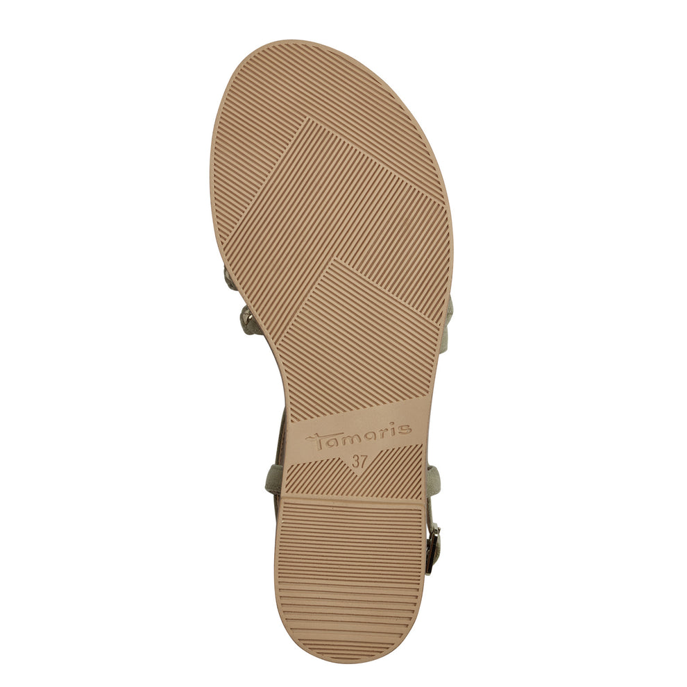 Tamaris W Sandal m Gulddetaljer Sage