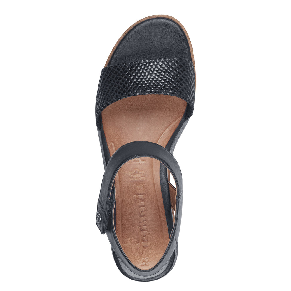 Tamaris W Sandal med Hæl Navy