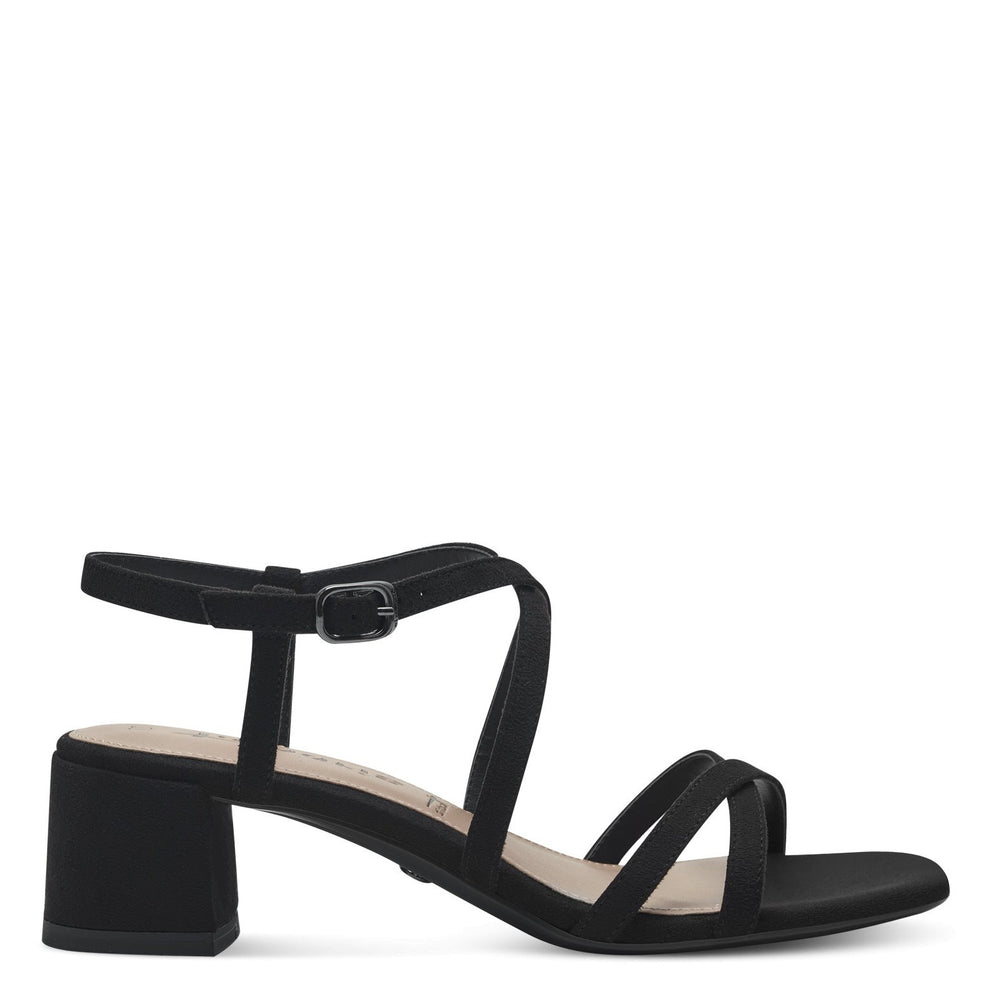 Tamaris W Sandal med Krydsremme Sort