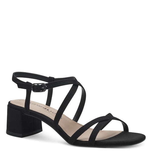 Tamaris W Sandal med Krydsremme Sort