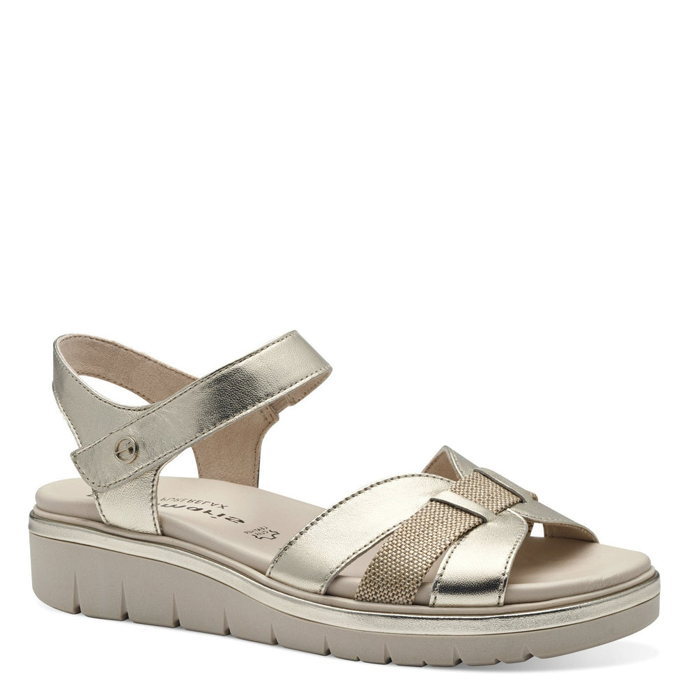 Tamaris W Plateau Sandal Light Gold