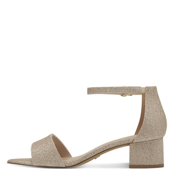 Tamaris Essentials Sandals Light Gold Glam
