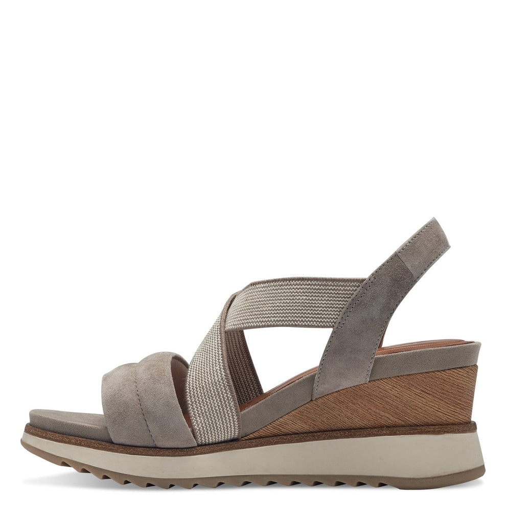 Tamaris W Sandal m Hæl Mud