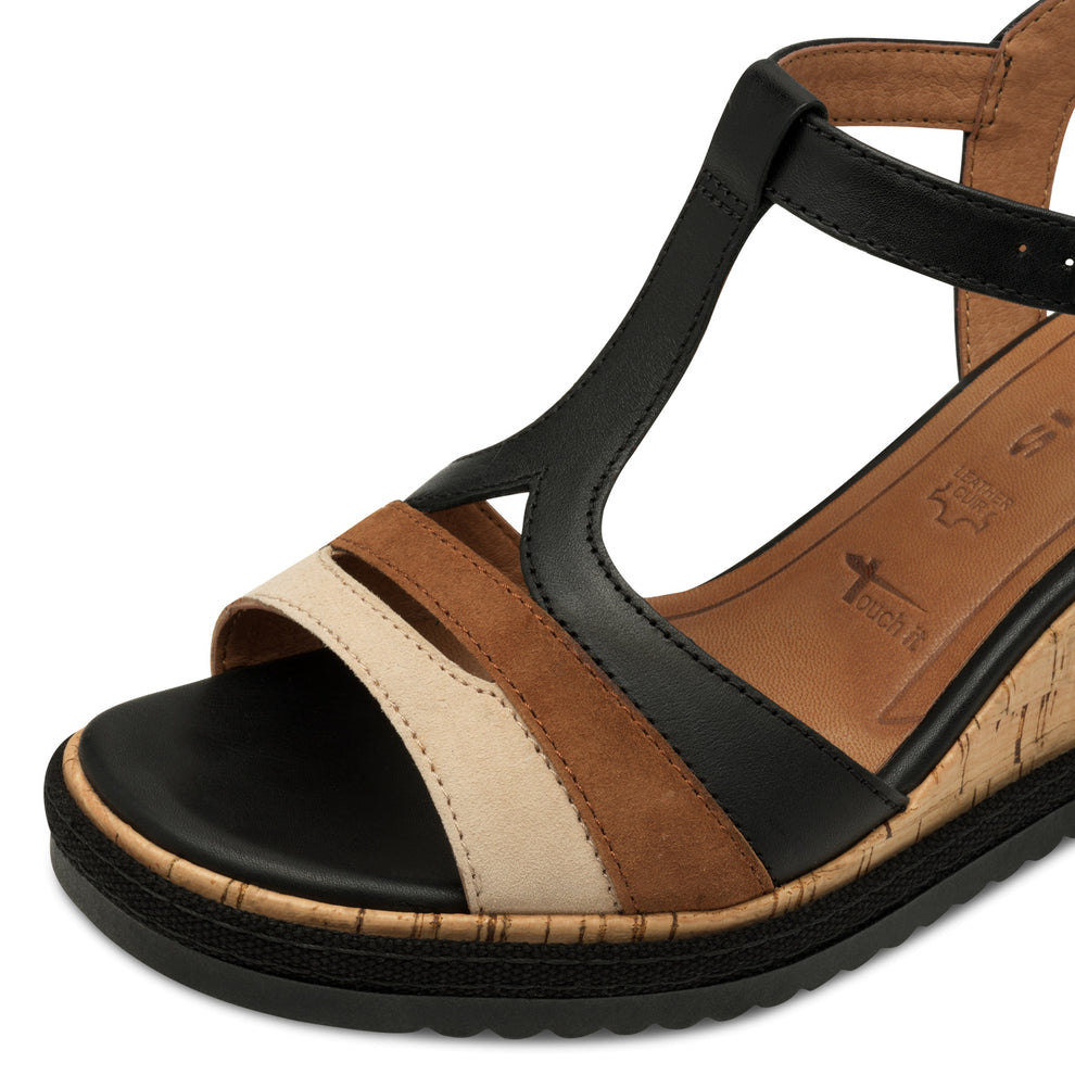 Tamaris Sandals Black Comb