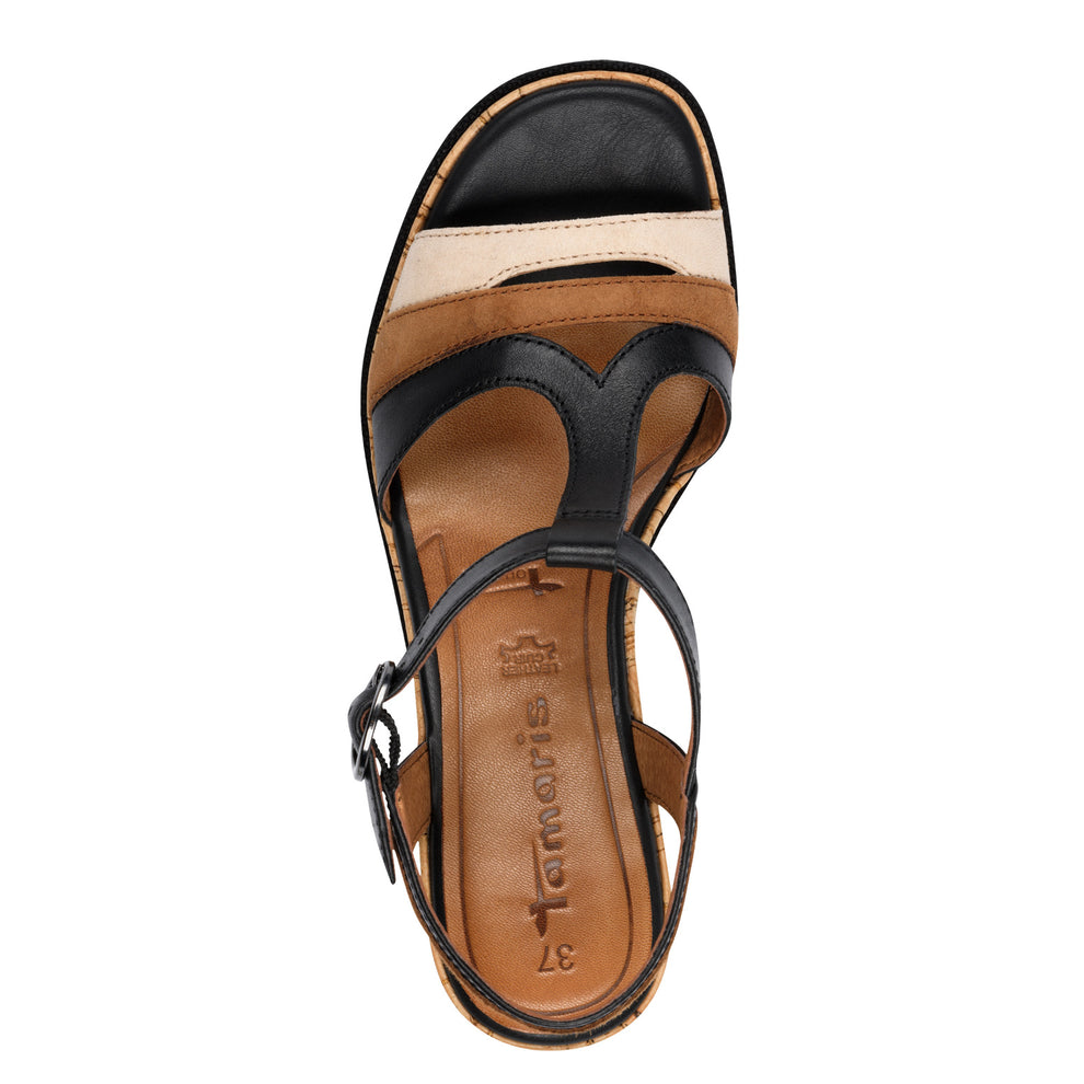 Tamaris Sandals Black Comb