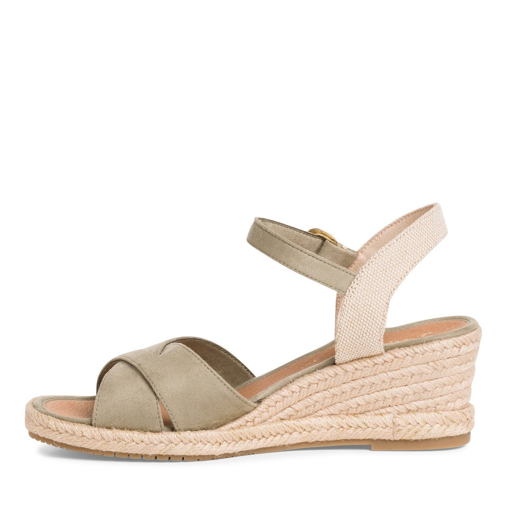 Tamaris W Sandal med Kilehæl Pistacchio