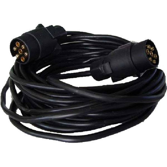Kabel 7-polet stik til trailerlys, 8 m