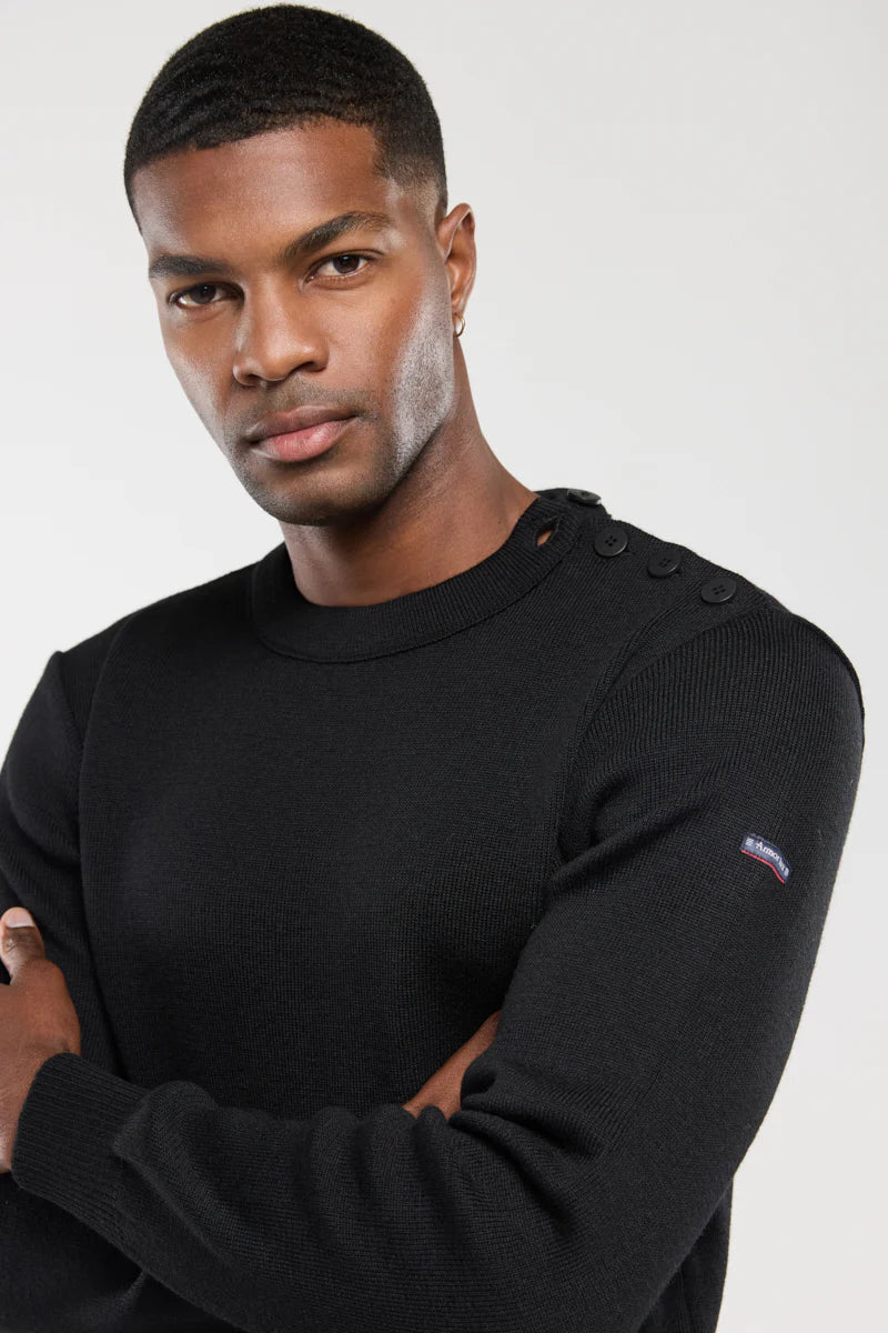 Armor-Lux M Fouesnant Sweater Noir/ Black